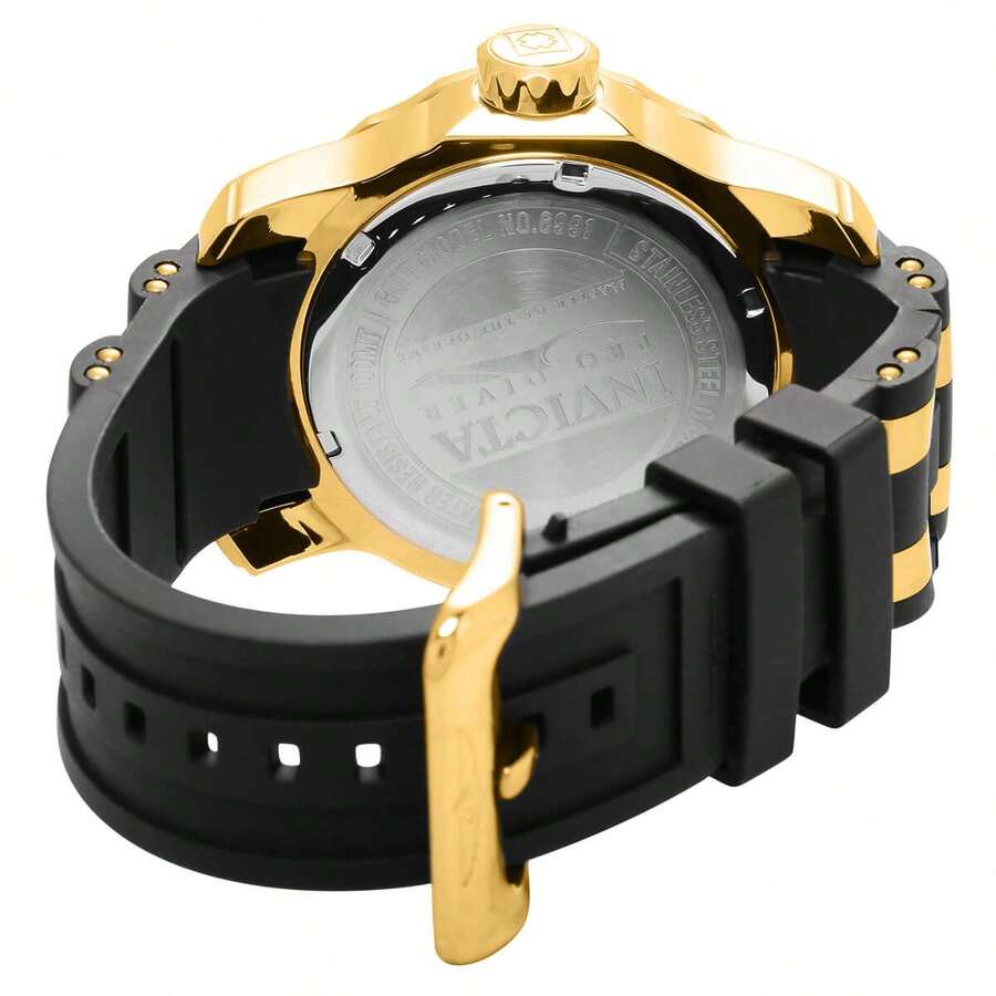 Rubber Strap Diver - Invicta 6991 Men's Pro Diver Gold