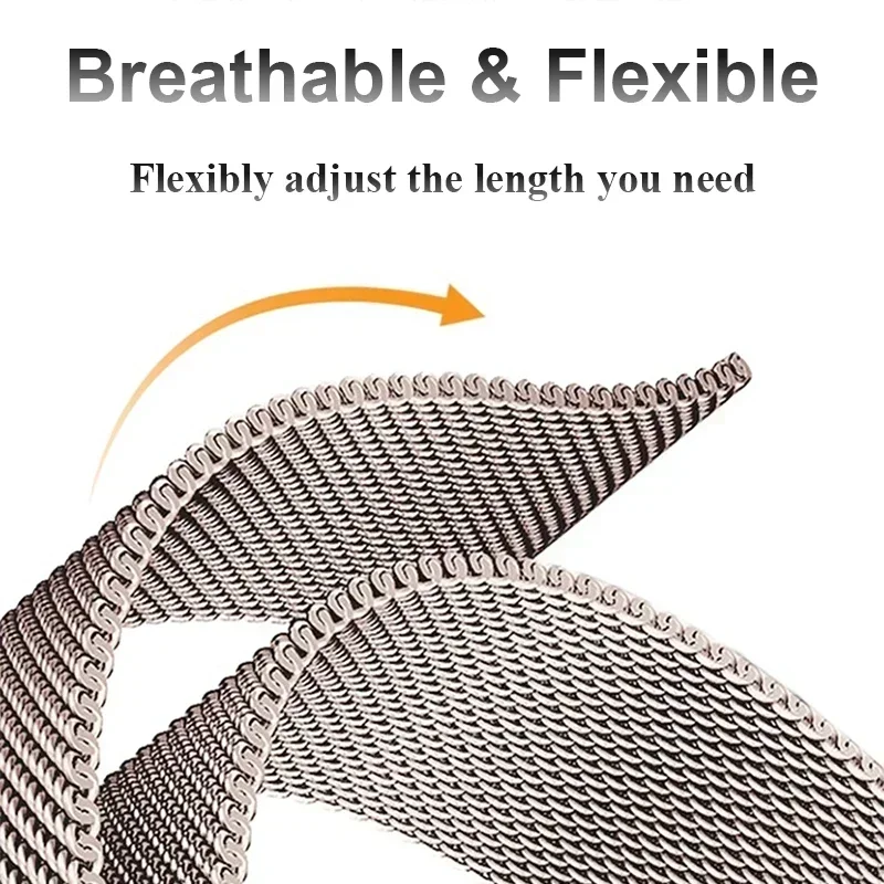 Milanese Metal Strap For Redmi - مراجعة Milanese Loop Magnetic وسعره