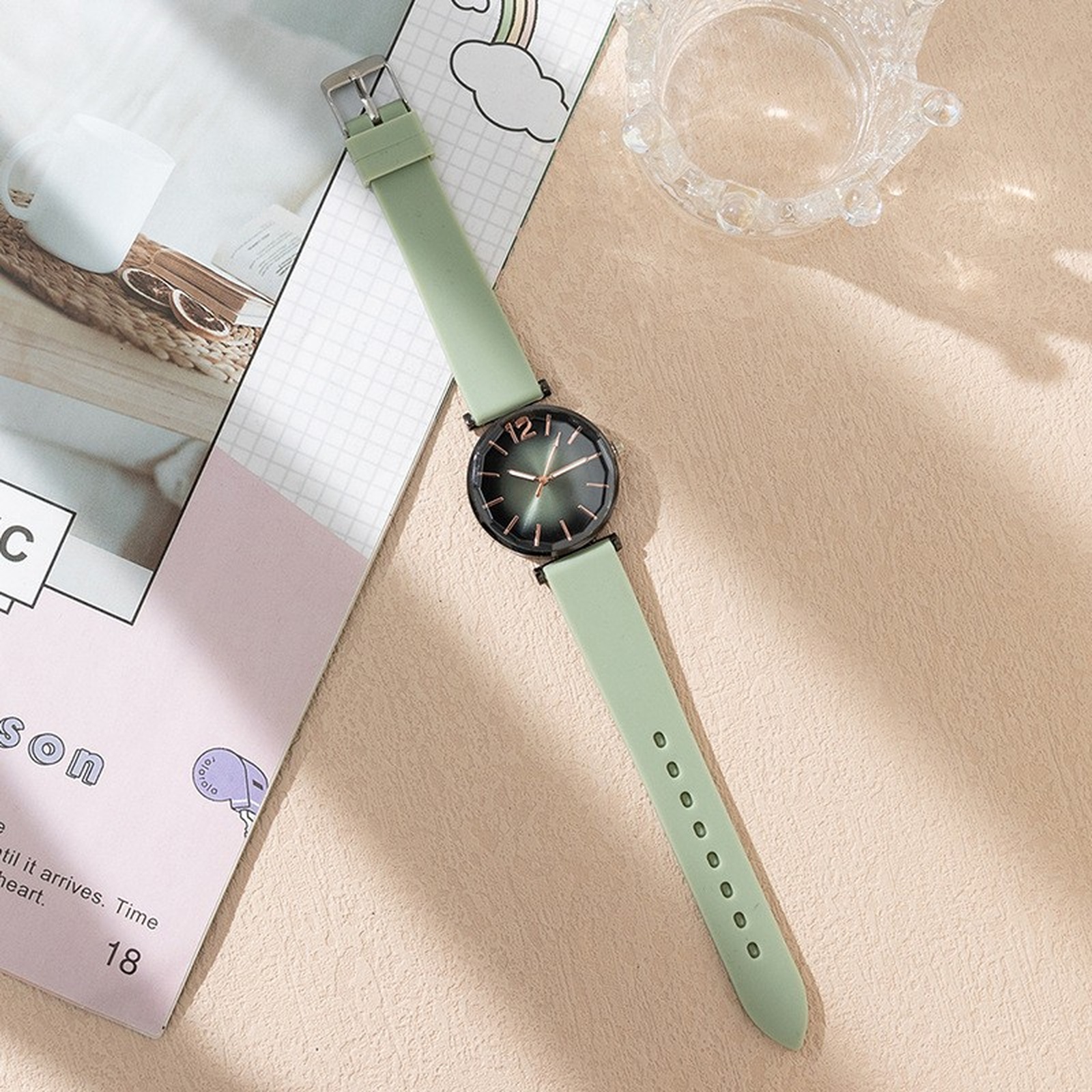 Fashion Ladies Watch Sports Si - مراجعة Silicone Band Women وسعره