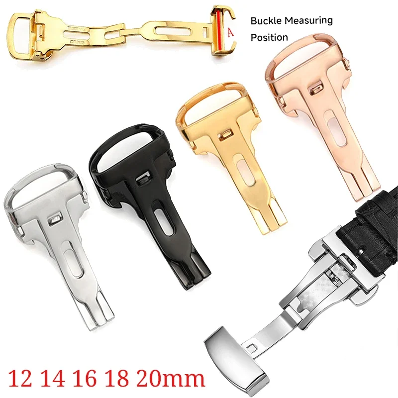 Hot Watch Buckle Stainless Ste - مراجعة Butterfly Clasp Deployant وسعره