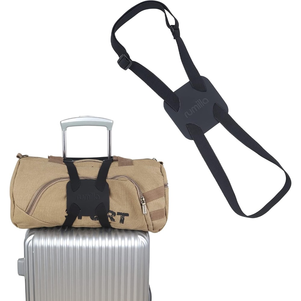 Black Adjustable Luggage Bunge - مراجعة Leather Strap Quick Release وسعره