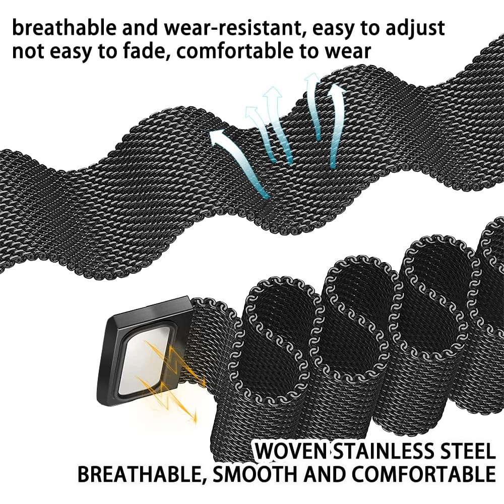 Magnetic Straps for Xiaomi mi  - مراجعة Milanese Loop Magnetic وسعره