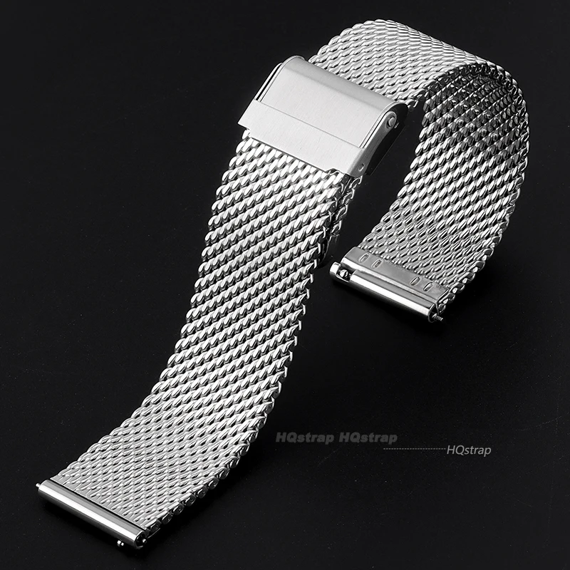 0.6mm 1.0mm Milanese Mesh Stra - مراجعة Mesh Strap Metal وسعره
