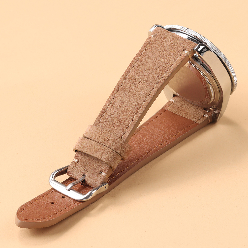 Soft Suede Retro Genuine Leath - مراجعة Suede Strap Watch وسعره