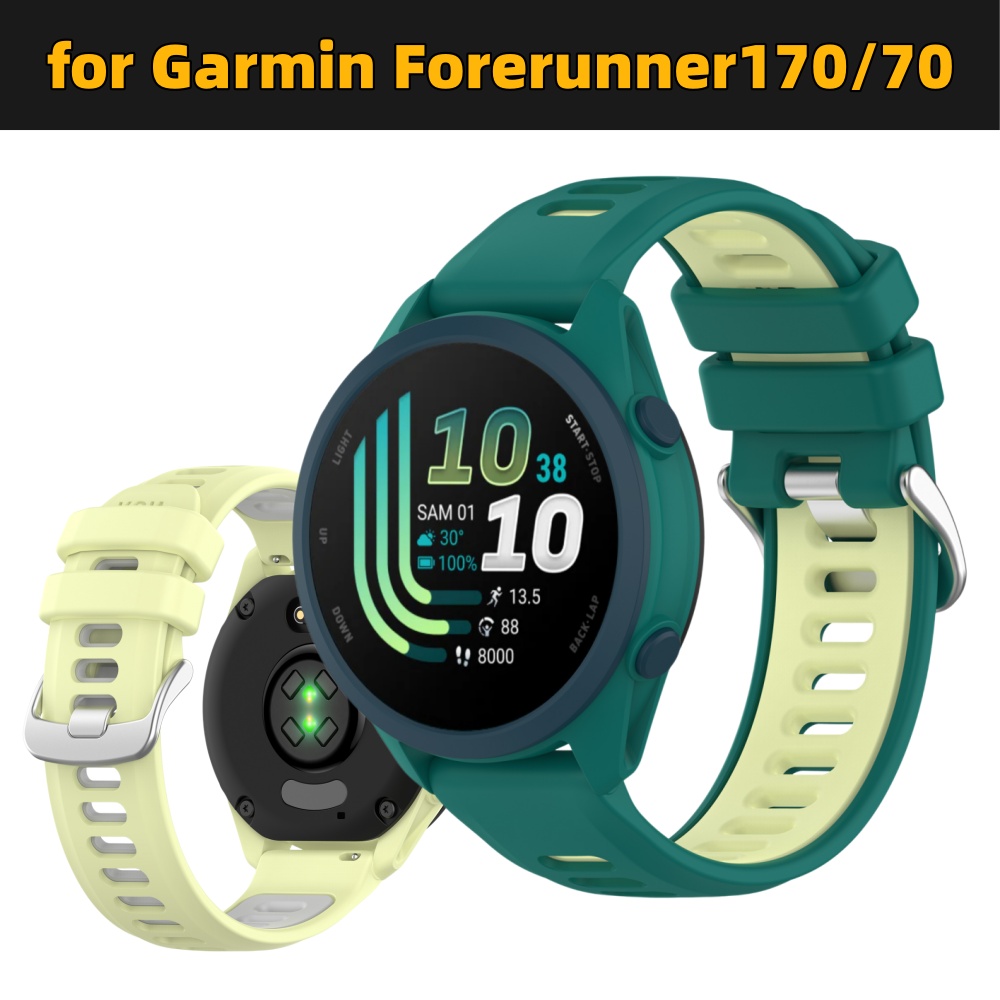 Dual-Color Silicone Sport Watc - مراجعة Silicone Watch Band 22Mm وسعره