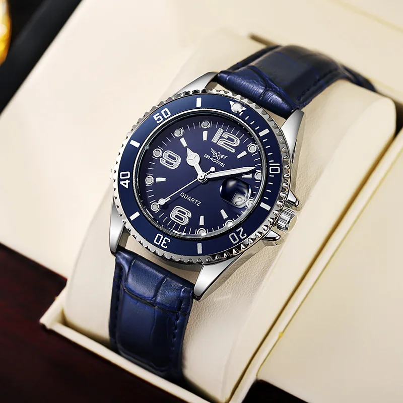 Fashion Leather Strap Men Busi - مراجعة Leather Watch Band Men وسعره