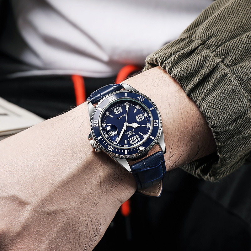 Fashion Leather Strap Men Busi - مراجعة Leather Watch Band Men وسعره
