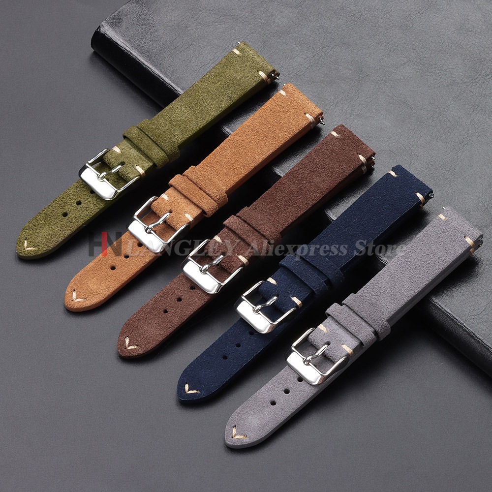 Quick Release Soft Suede Watch - مراجعة Suede Strap Watch وسعره