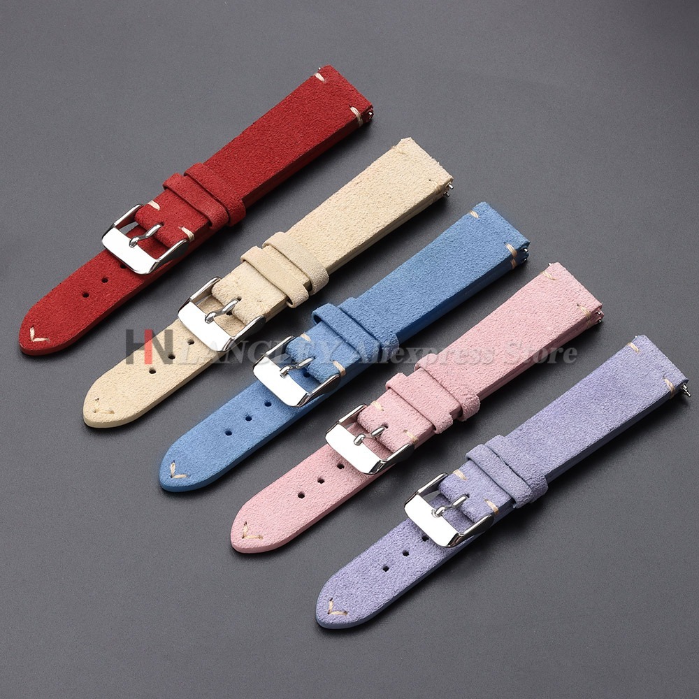 Quick Release Soft Suede Watch - مراجعة Suede Strap Watch وسعره