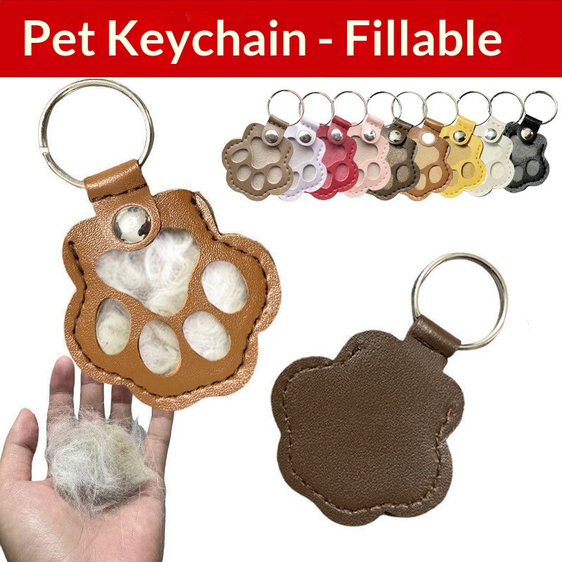 Dog Hair Collector Keychain Le - مراجعة Leather Strap Quick Release وسعره