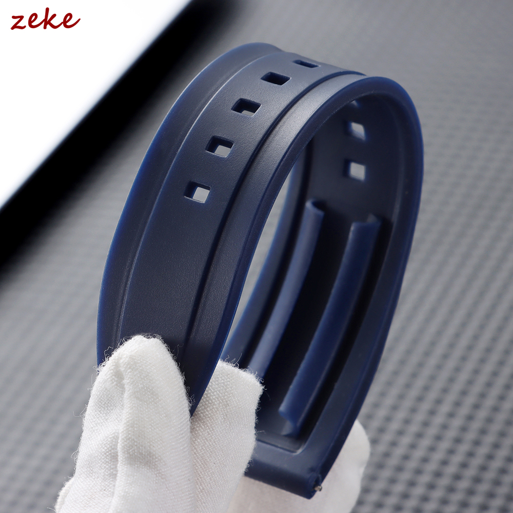 20mm 22mm Rubber Strap for Ome - مراجعة Butterfly Clasp Deployant وسعره