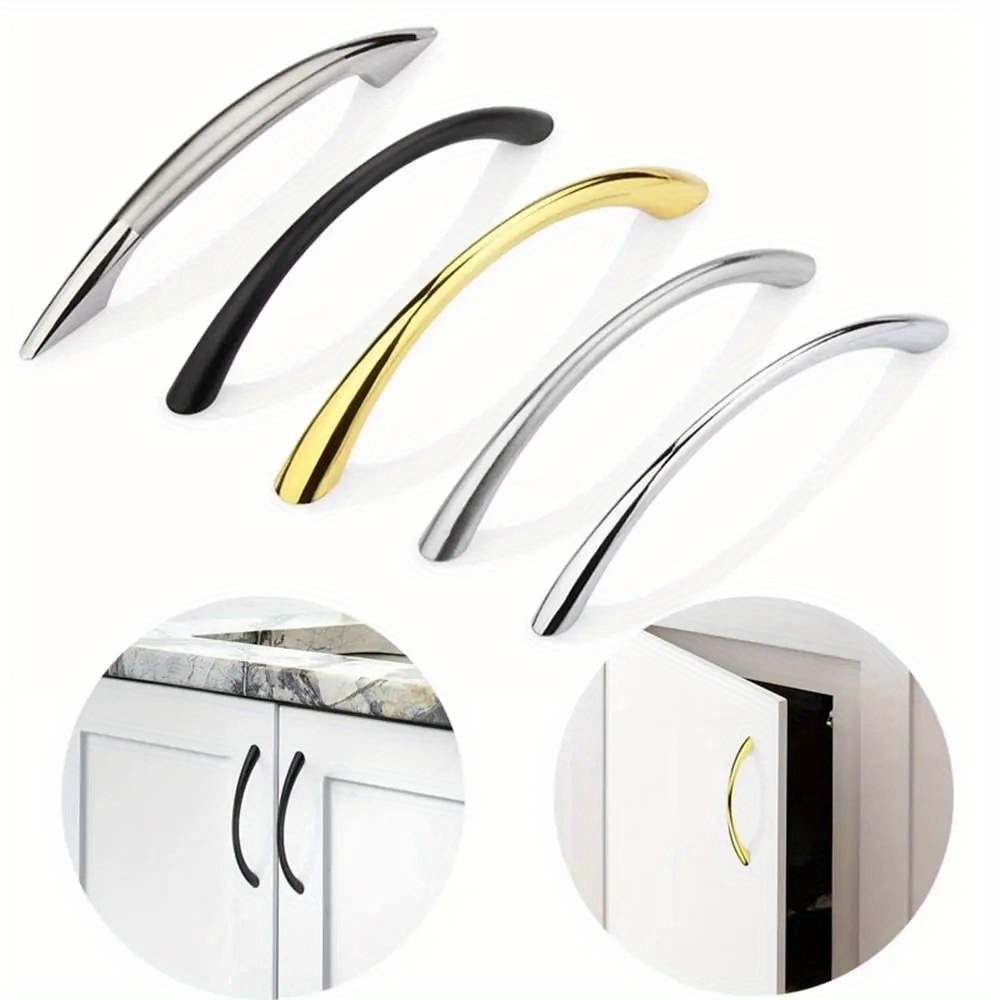 10pcs Zinc Alloy Curved Handle - مراجعة Curved Spring Bar وسعره