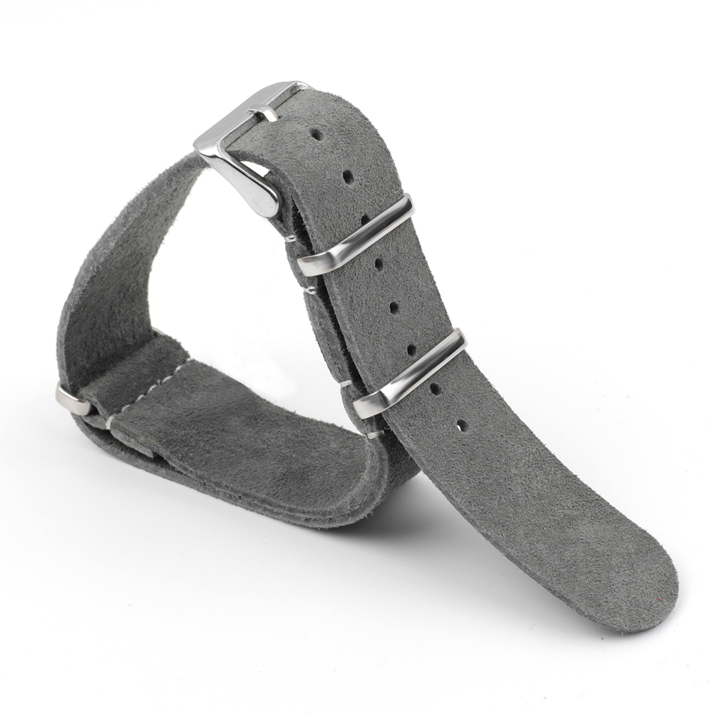 Soft Suede Watchband Long Stra - مراجعة Suede Strap Watch وسعره