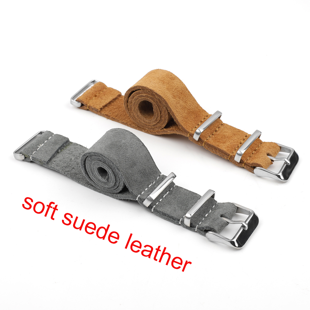 Soft Suede Watchband Long Stra - مراجعة Suede Strap Watch وسعره