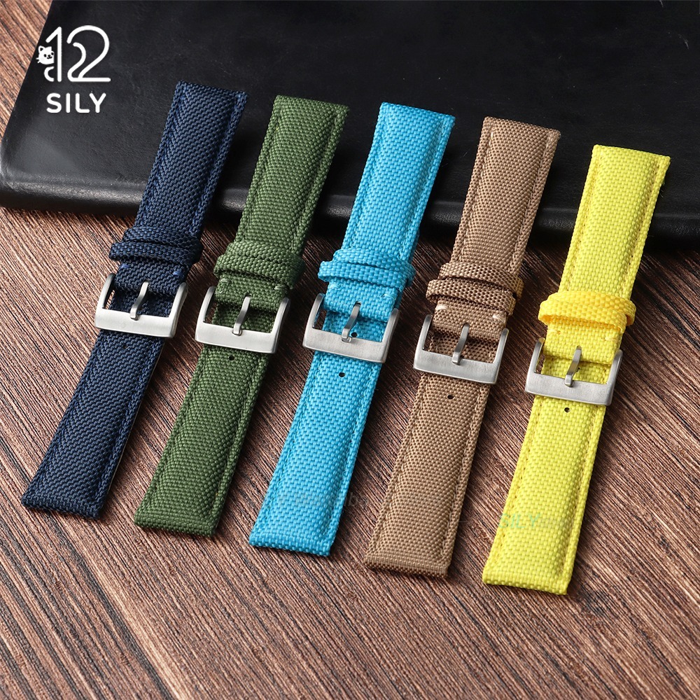 20mm 22mm Nylon Canvas Sport W - مراجعة Canvas Strap Watch وسعره