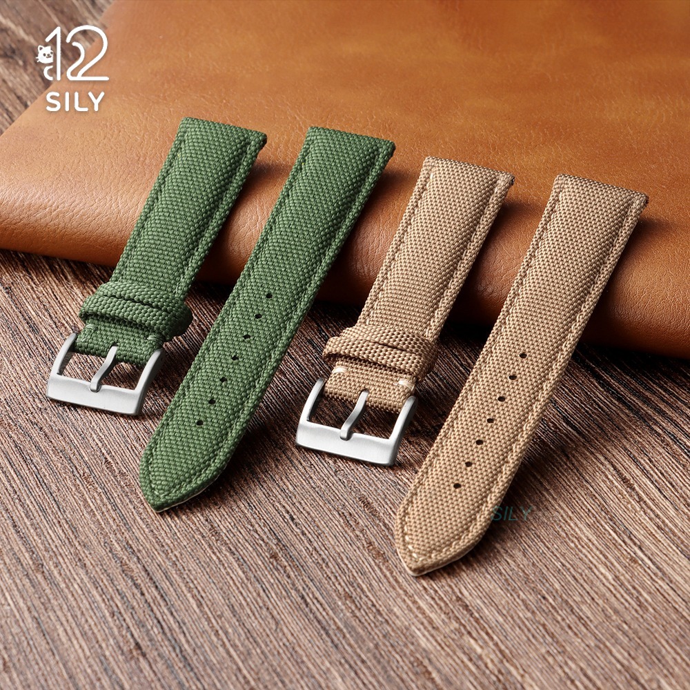 20mm 22mm Nylon Canvas Sport W - مراجعة Canvas Strap Watch وسعره