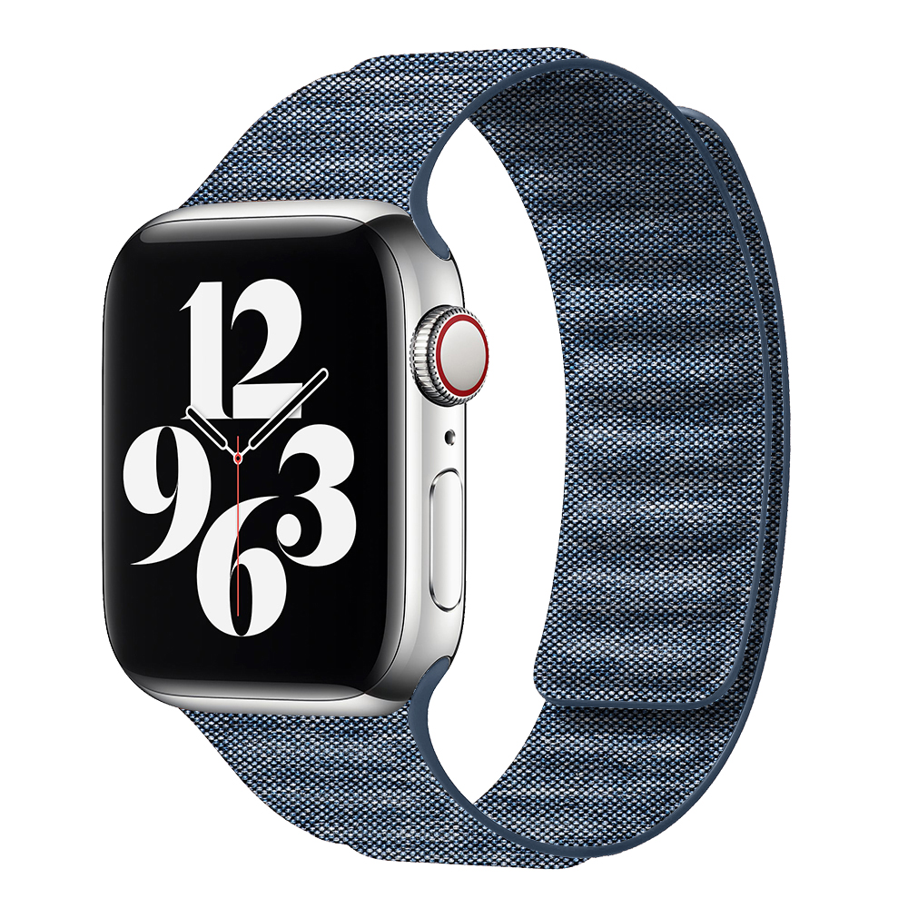 New Original Denim nylon strap - مراجعة Milanese Loop Magnetic وسعره
