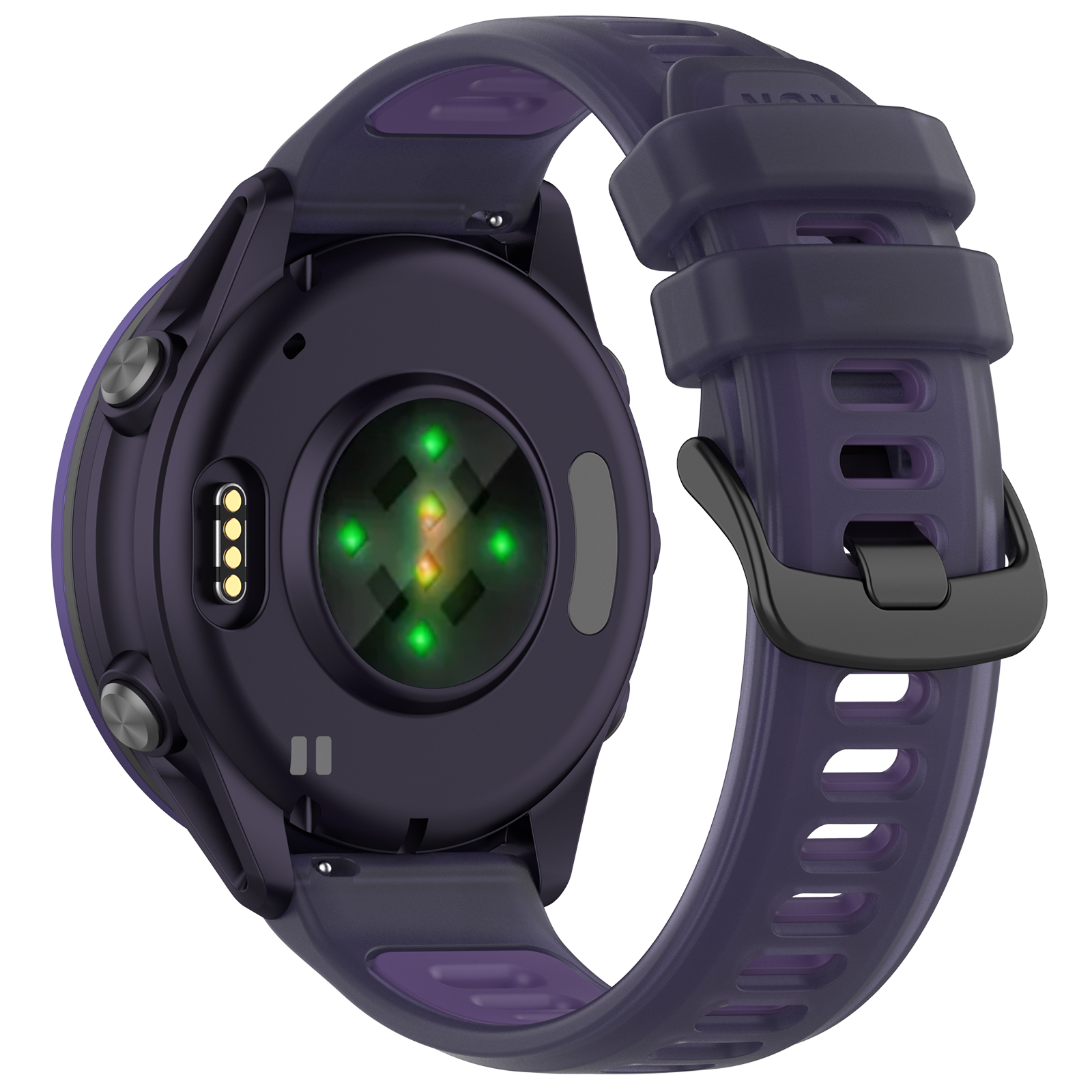 22mm 20mm Transparent Two-Tone - مراجعة Silicone Watch Band 22Mm وسعره