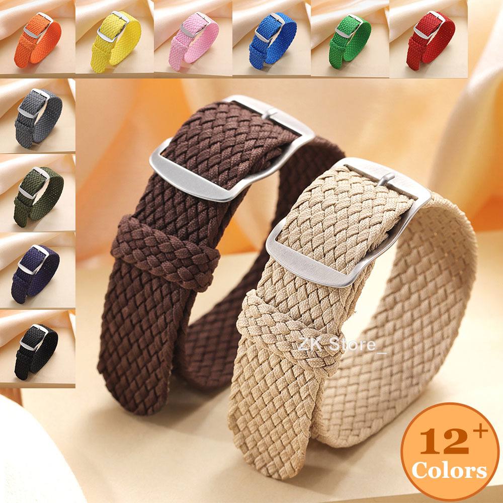 Fabric Woven Nylon Watch Band  - مراجعة Perlon Strap Woven وسعره