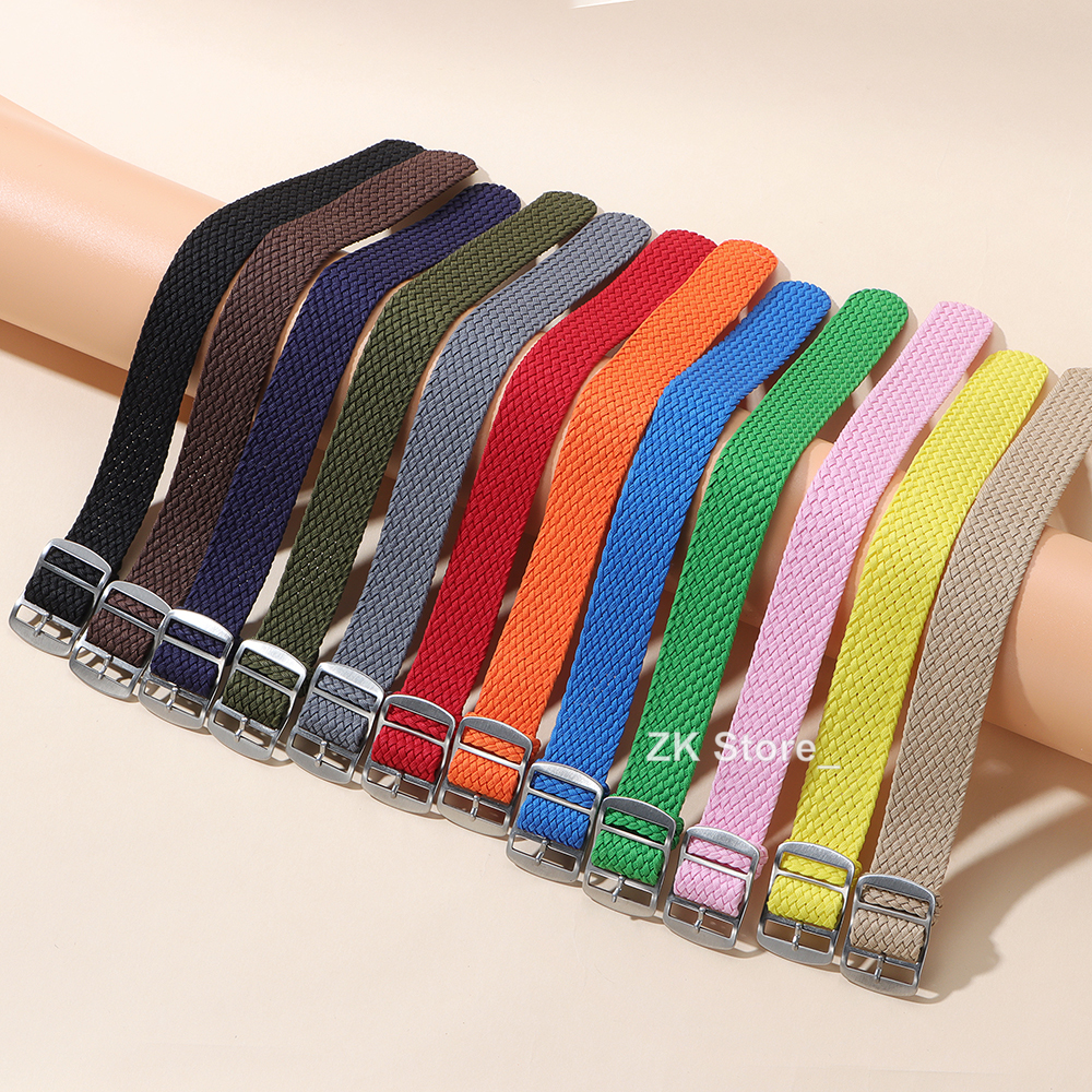 Fabric Woven Nylon Watch Band  - مراجعة Perlon Strap Woven وسعره