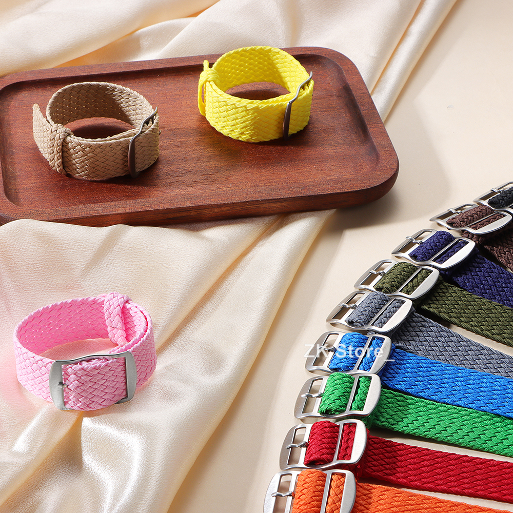 Fabric Woven Nylon Watch Band  - مراجعة Perlon Strap Woven وسعره