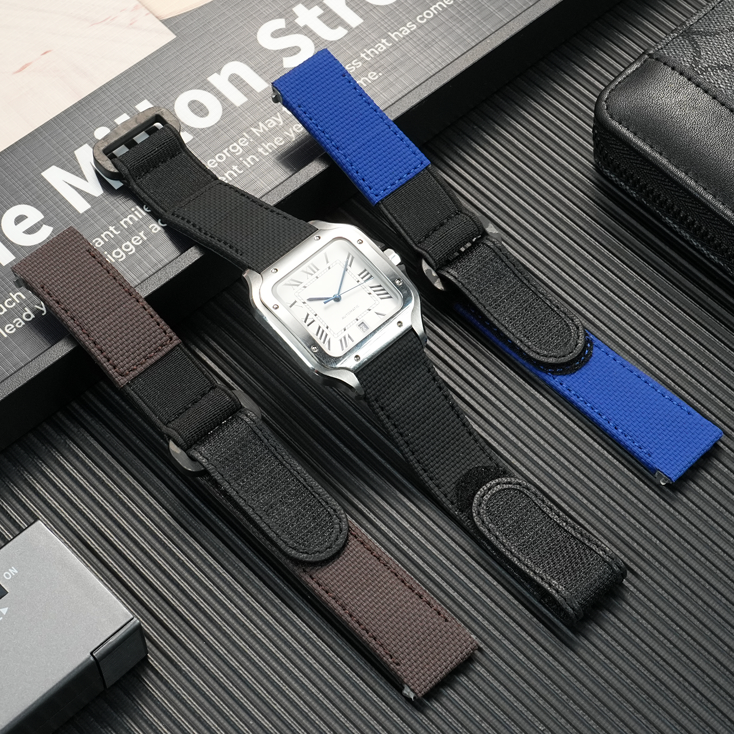 For Cartier waterproof quick r - مراجعة Leather Strap Quick Release وسعره