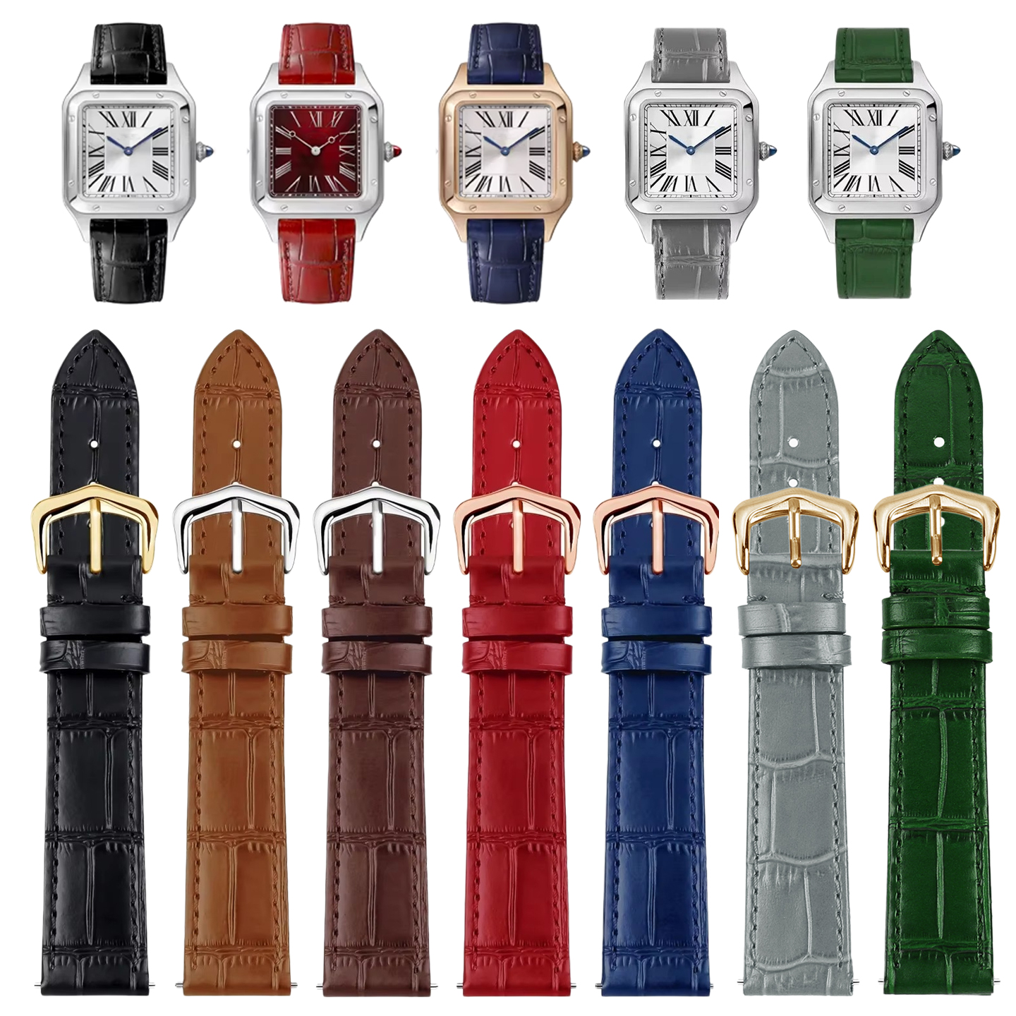 15mm 17mm 18mm 20mm Genuine Le - مراجعة Leather Strap Quick Release وسعره