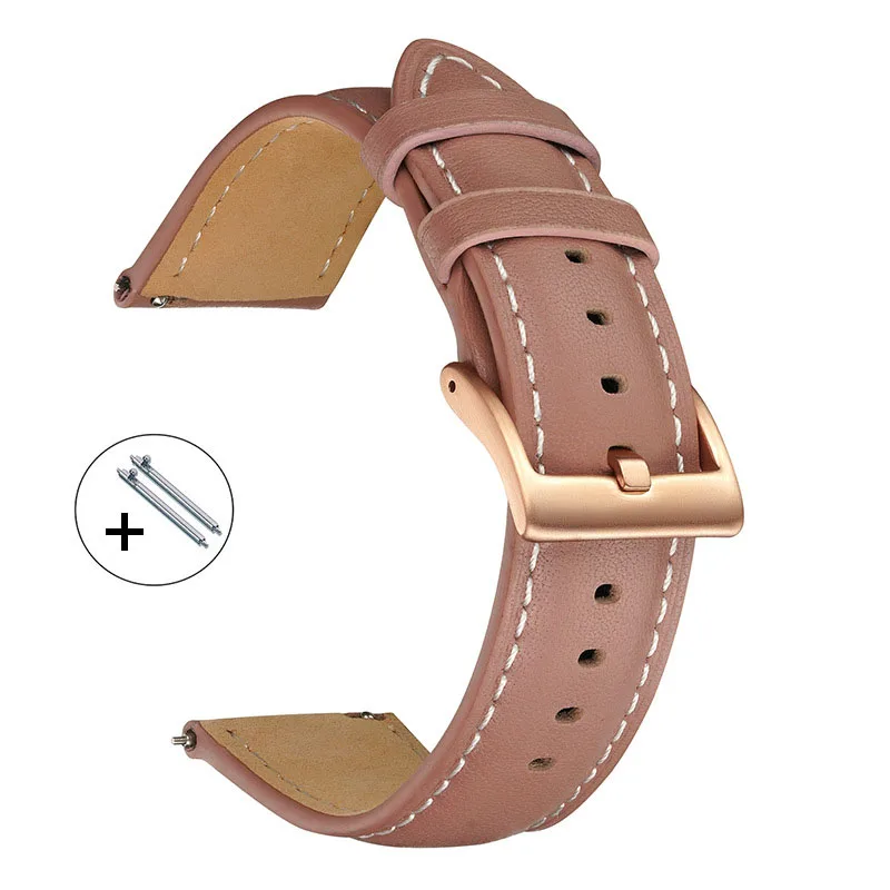14mm 16mm 18mm 20mm 22mm Genui - مراجعة Leather Strap Quick Release وسعره