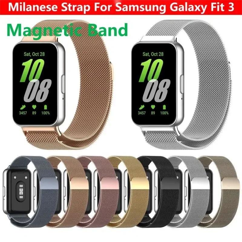 Stainless Steel Strap For Sams - مراجعة Milanese Loop Magnetic وسعره