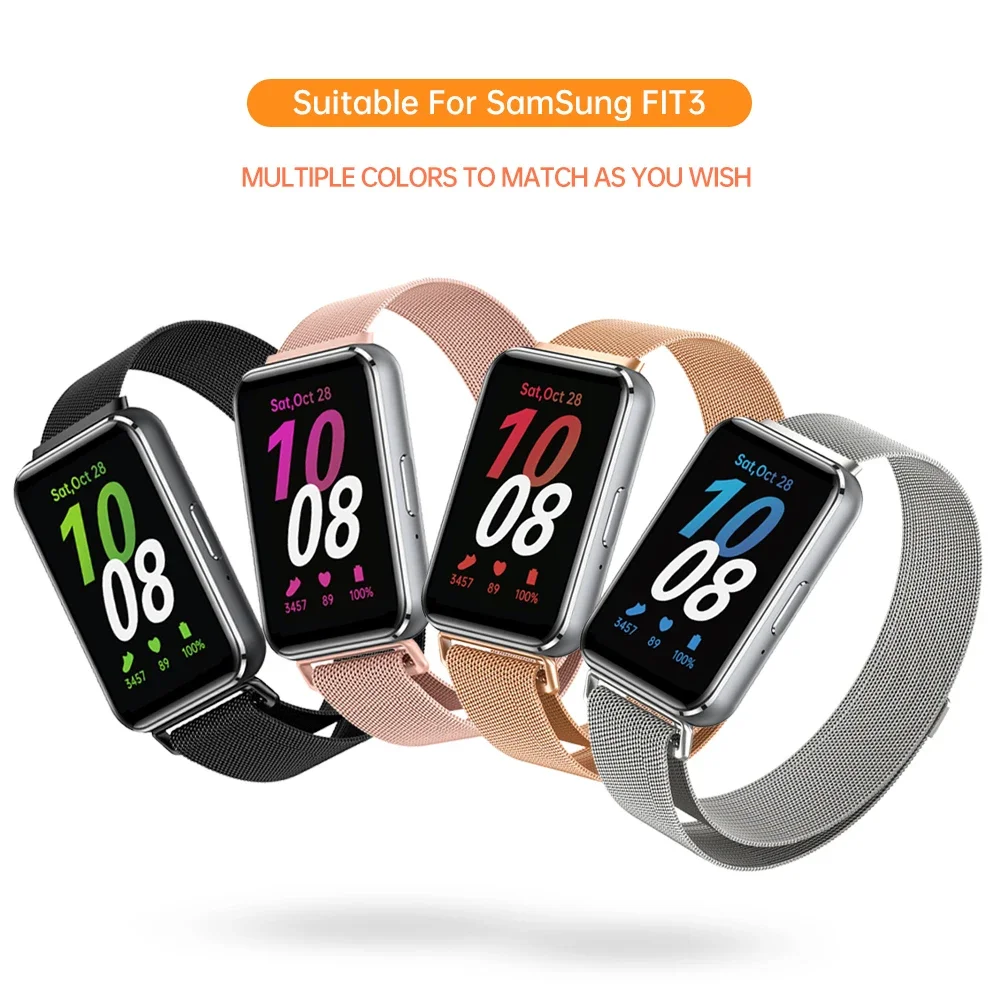 Stainless Steel Strap For Sams - مراجعة Milanese Loop Magnetic وسعره