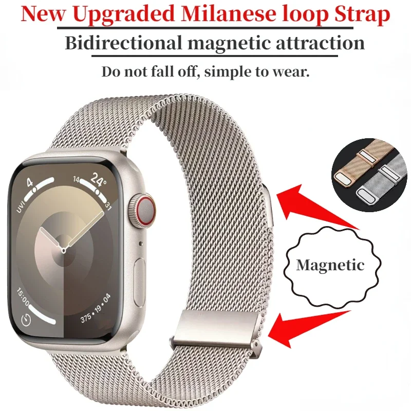 Milanese Magnetic Strap For Ap - مراجعة Milanese Loop Magnetic وسعره