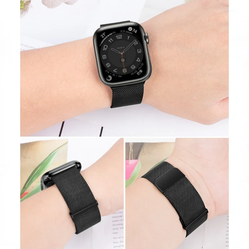 Milanese Magnetic Strap For Ap - مراجعة Milanese Loop Magnetic وسعره
