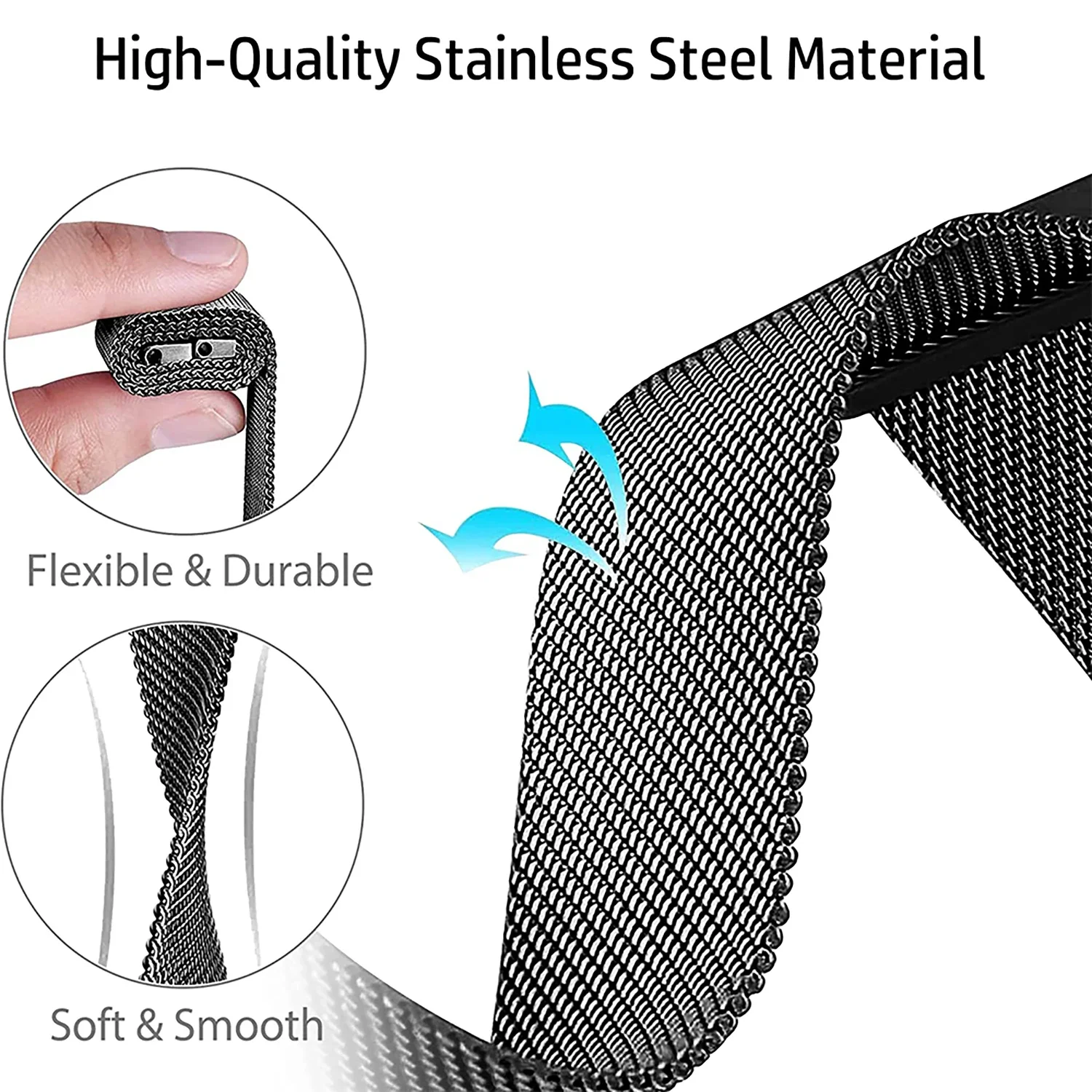 Milanese Magnetic Strap For Ap - مراجعة Milanese Loop Magnetic وسعره