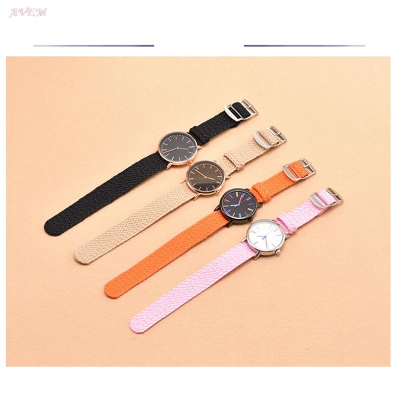 Canvas Sport Watchband Colorfu - مراجعة Perlon Strap Woven وسعره