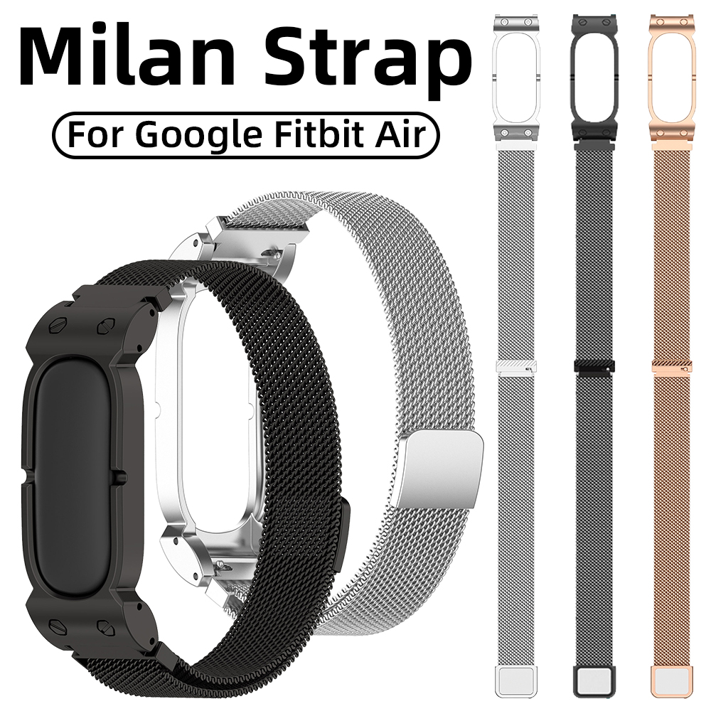 Milanese Watch Band For Fitbit - مراجعة Mesh Strap Metal وسعره