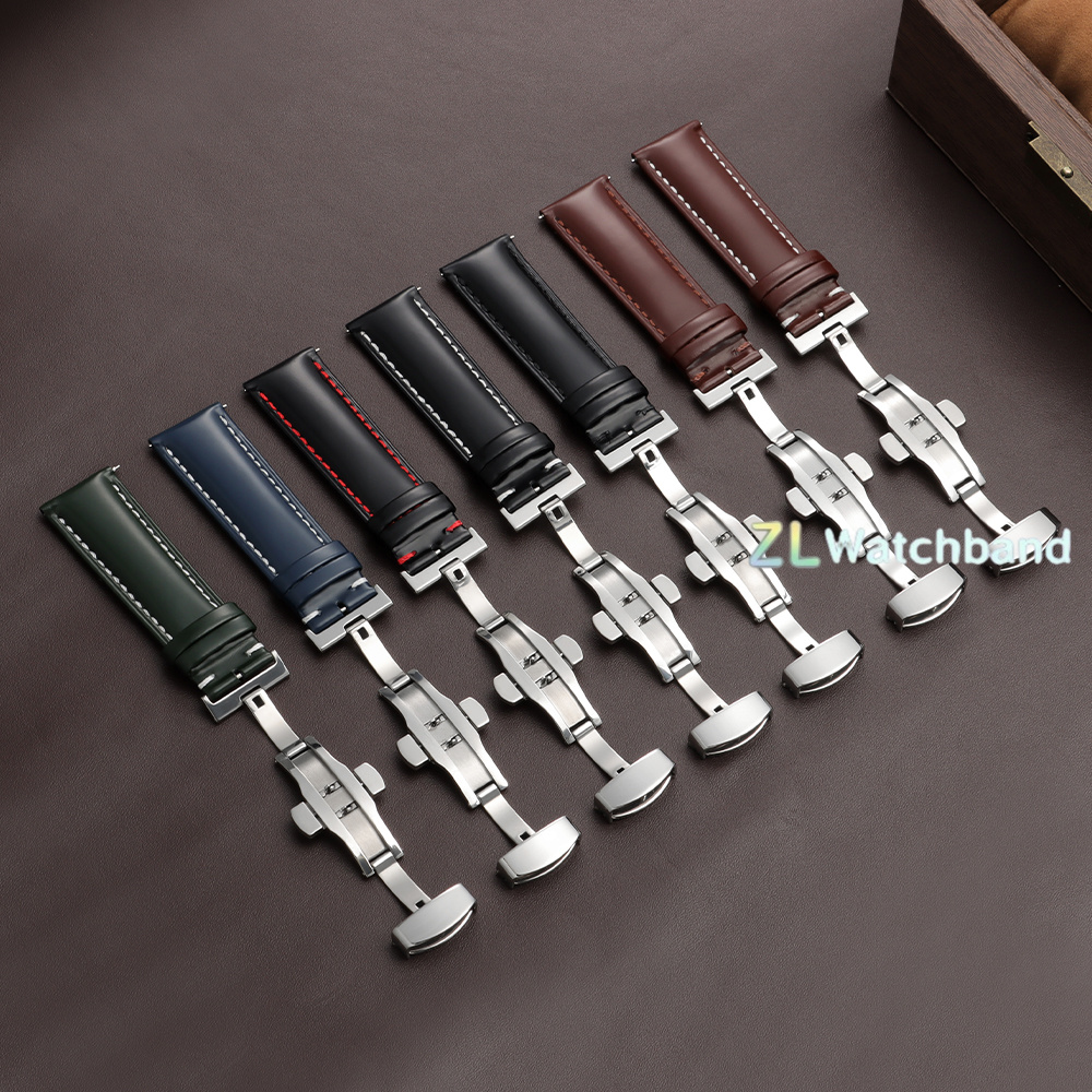 Sailcloth Leather Watchband 18 - مراجعة Leather Strap Quick Release وسعره