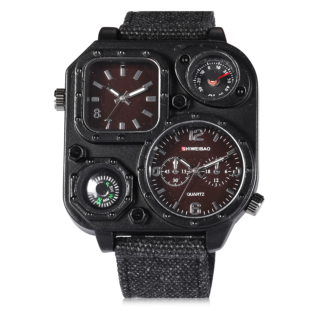 Quartz Mens Watches Top Brand  - مراجعة Canvas Strap Watch وسعره