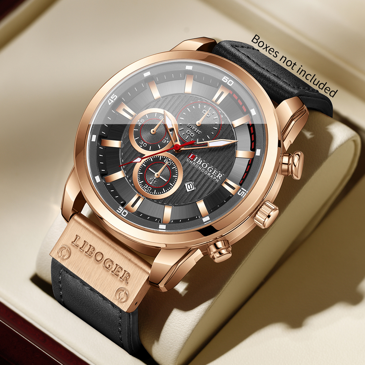 Fashion Men Calendar Quartz Wa - مراجعة Leather Watch Band Men وسعره
