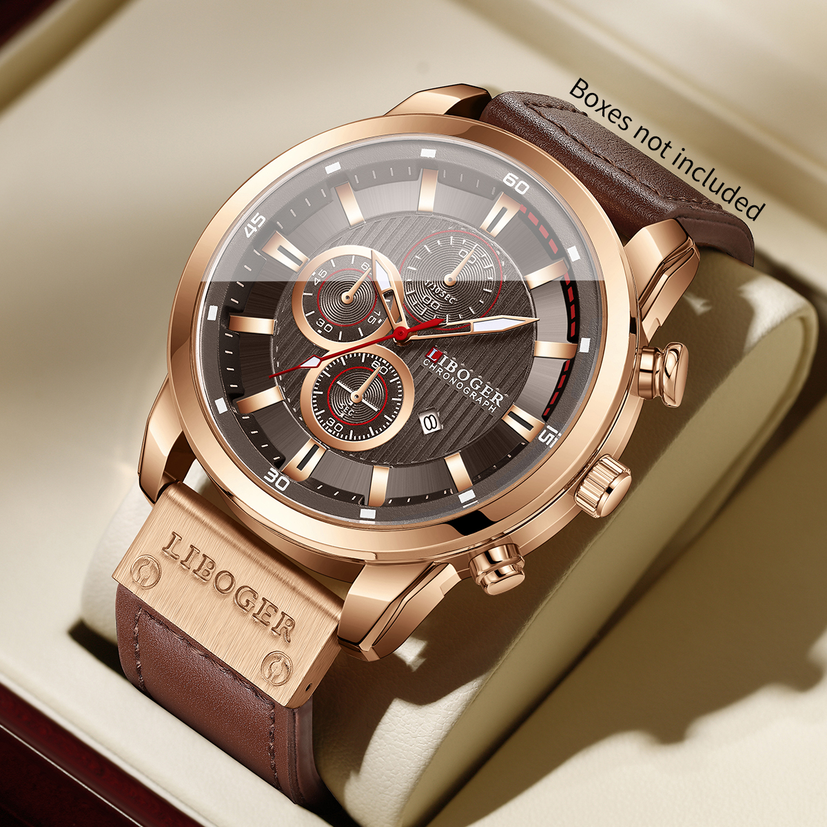 Fashion Men Calendar Quartz Wa - مراجعة Leather Watch Band Men وسعره