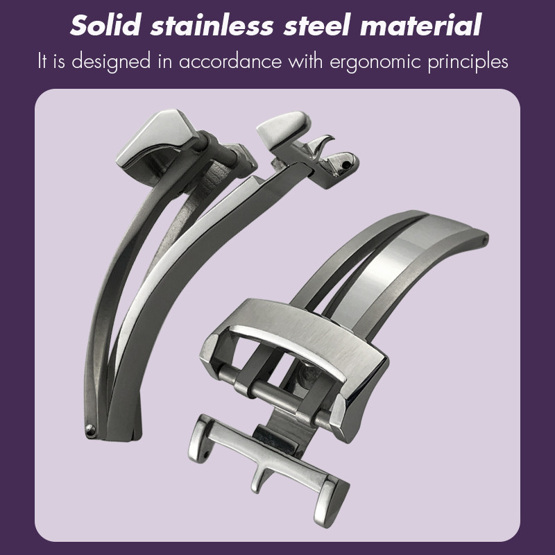 316L Stainless Steel Folding B - مراجعة Butterfly Clasp Deployant وسعره