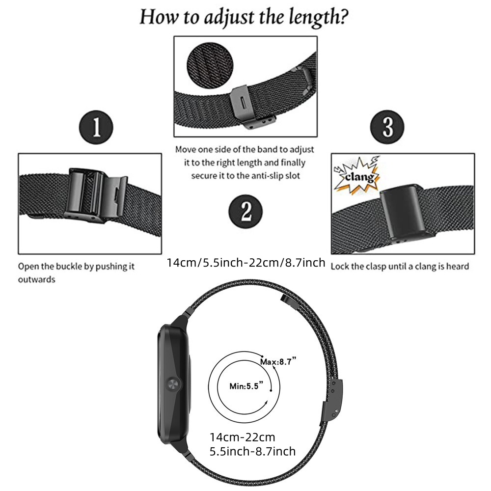Metal Bands for CMF Watch Pro  - مراجعة Mesh Strap Metal وسعره