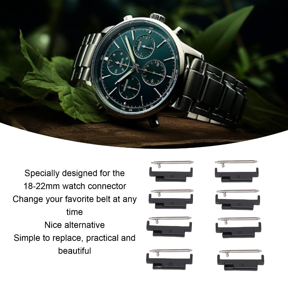 4 Pairs Metal Metal Watch Band - مراجعة Strap Change Adapter وسعره