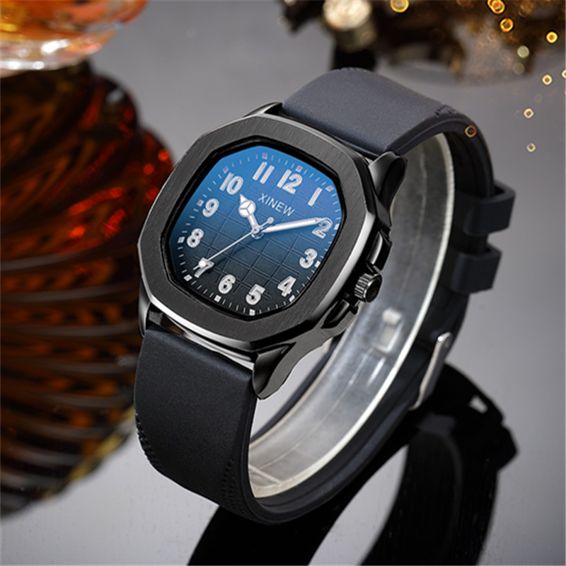 1pc / Lot Original XINEW Brand - مراجعة Leather Watch Band Men وسعره