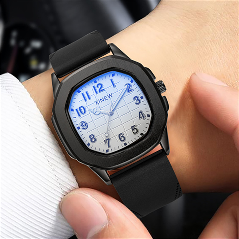 1pc / Lot Original XINEW Brand - مراجعة Leather Watch Band Men وسعره