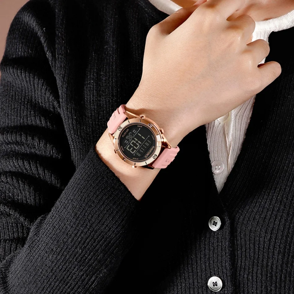 NAVIFORCE Watch For Women Fash - مراجعة Silicone Band Women وسعره
