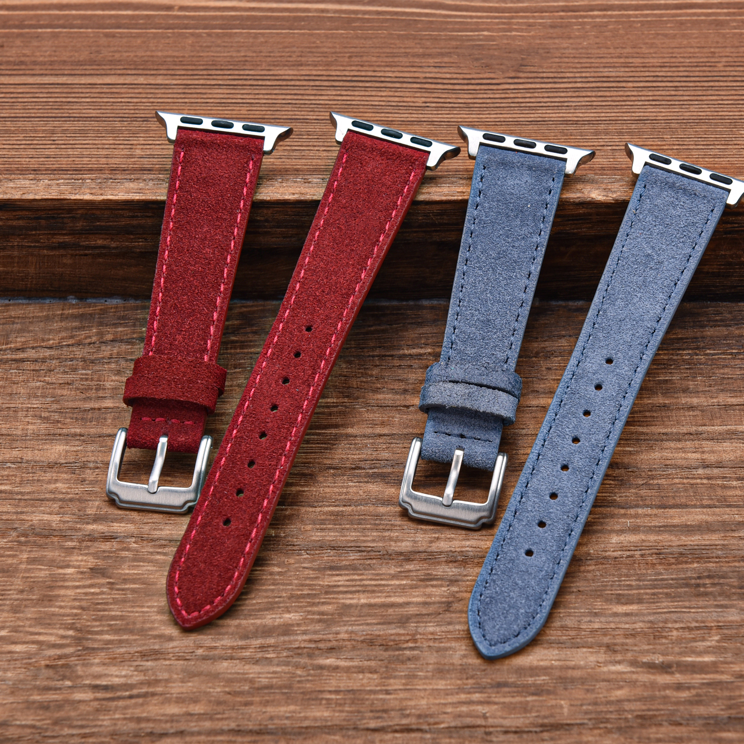 Brown Suede Leather Watch Band - مراجعة Suede Strap Watch وسعره