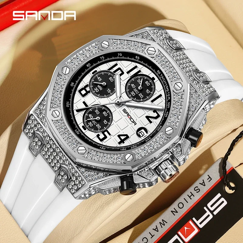 SANDA 7026 Men's Quartz Watch  - مراجعة Tropic Strap Vintage وسعره