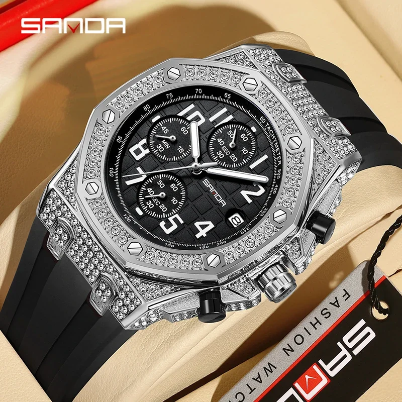 SANDA 7026 Men's Quartz Watch  - مراجعة Tropic Strap Vintage وسعره