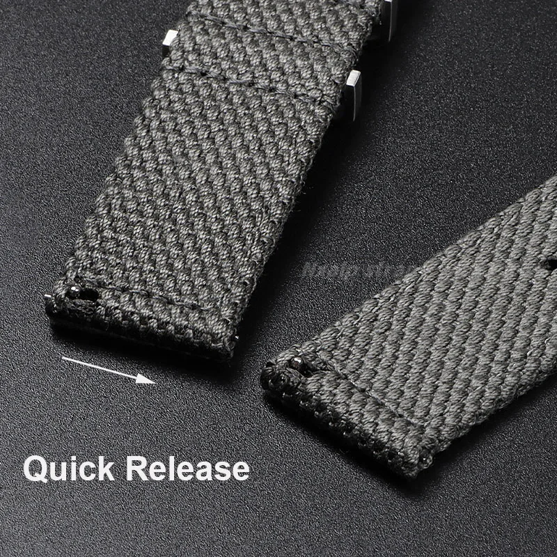 20mm 22mm Nylon Cotton Watch S - مراجعة Nato Strap Nylon وسعره