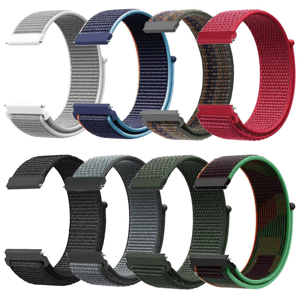2Pcs 22mm Nylon Sport Strap Fo - مراجعة Sport Loop Velcro وسعره